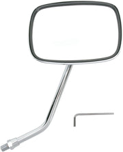 EMGO "Ride Free" Steel Mirror - Chrome,  Silver - Side View - 20-31756A
