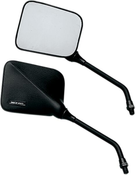 EMGO GP Mirror - Black,  Matte - Side View - 20-46220