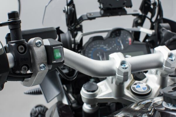 SW-Motech EVO Light Switch for Cockpit - Black, Fog Light