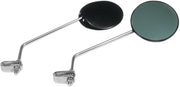EMGO Universal Clamp-On Mirror - Black,  Chrome,  Silver - Side View