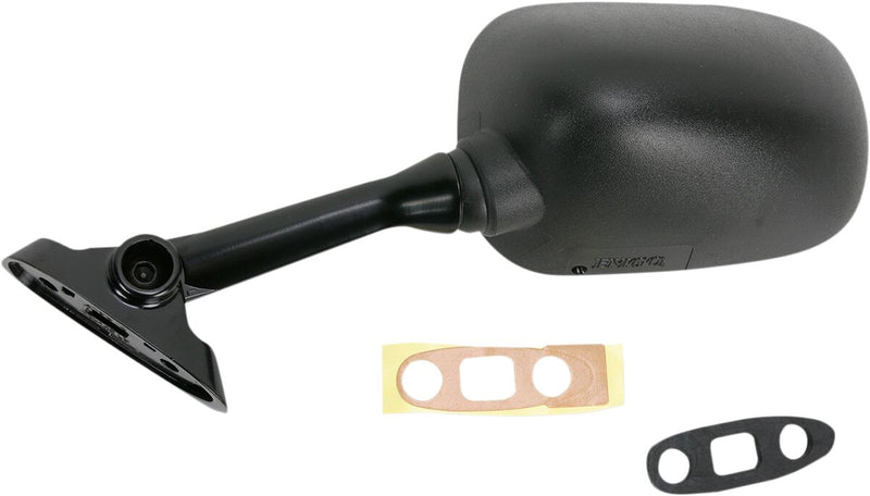 EMGO OEM-Style Replacement Mirror - Black,  Matte - Side View - 20-69722
