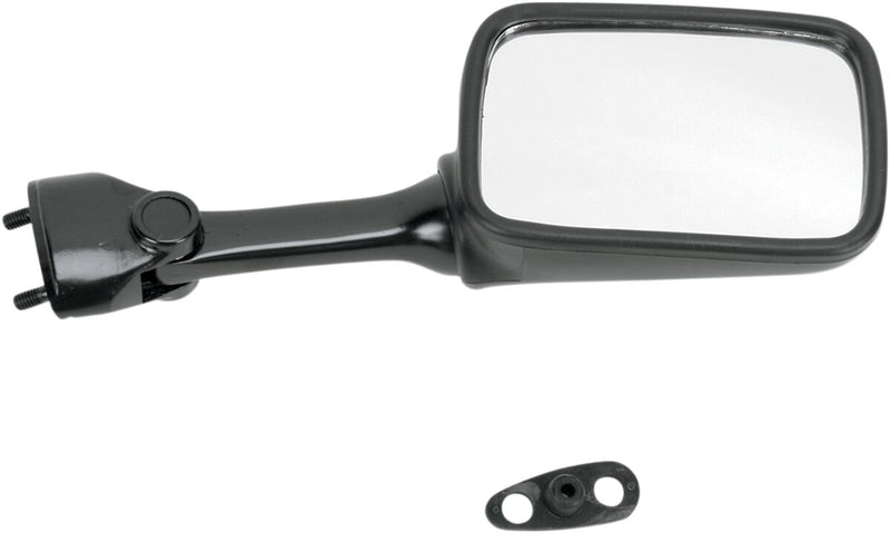 EMGO OEM-Style Replacement Mirror - Black,  Matte - Side View - 20-78291