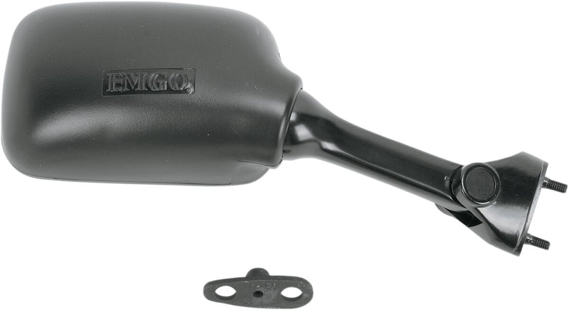 EMGO OEM-Style Replacement Mirror - Black,  Matte - Side View - 20-78291