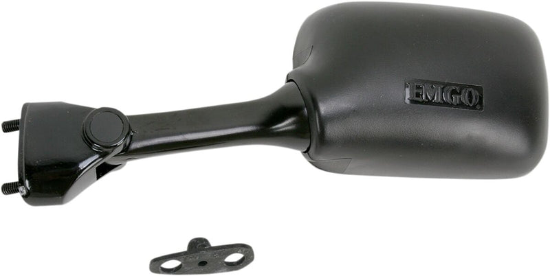 EMGO OEM-Style Replacement Mirror - Black,  Matte - Side View - 20-78292