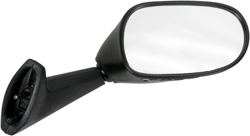 EMGO OEM-Style Replacement Mirror - Black,  Matte - Side View - 20-86891