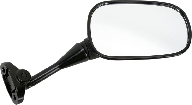 EMGO OEM-Style Replacement Mirror - Black,  Matte - Side View - 20-87021