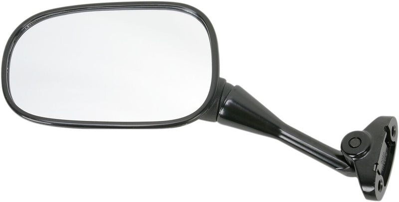 EMGO OEM-Style Replacement Mirror - Black,  Matte - Side View - 20-87022