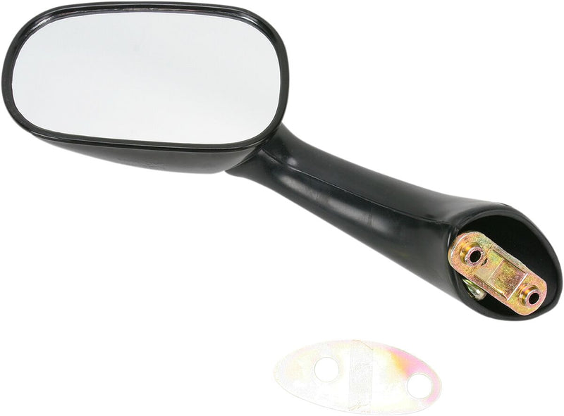 EMGO OEM-Style Replacement Mirror - Black,  Matte - Side View - 20-87042