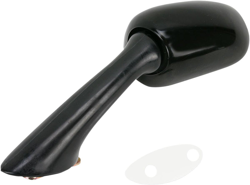 EMGO OEM-Style Replacement Mirror - Black,  Matte - Side View - 20-87042