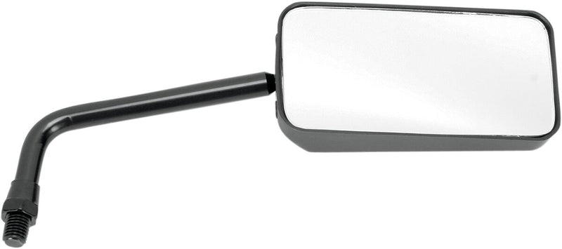 EMGO Eurosport Mirror - Black,  Powder-Coated - Side View