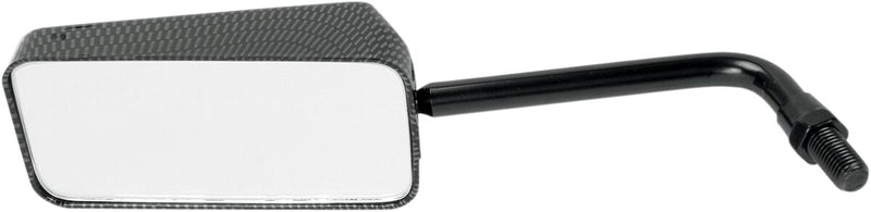 EMGO Eurosport Mirror - Carbon Fibre,  Powder-Coated - Side View