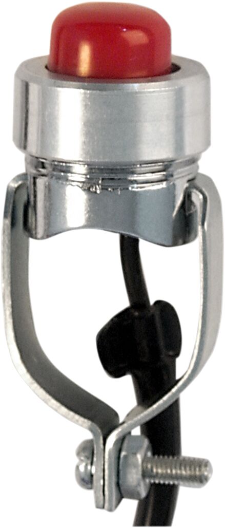 EMGO Red Crown Kill Switch - Chrome,  Red