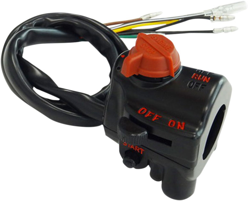 EMGO Handlebar Switch Assembly - Black - 46-68843