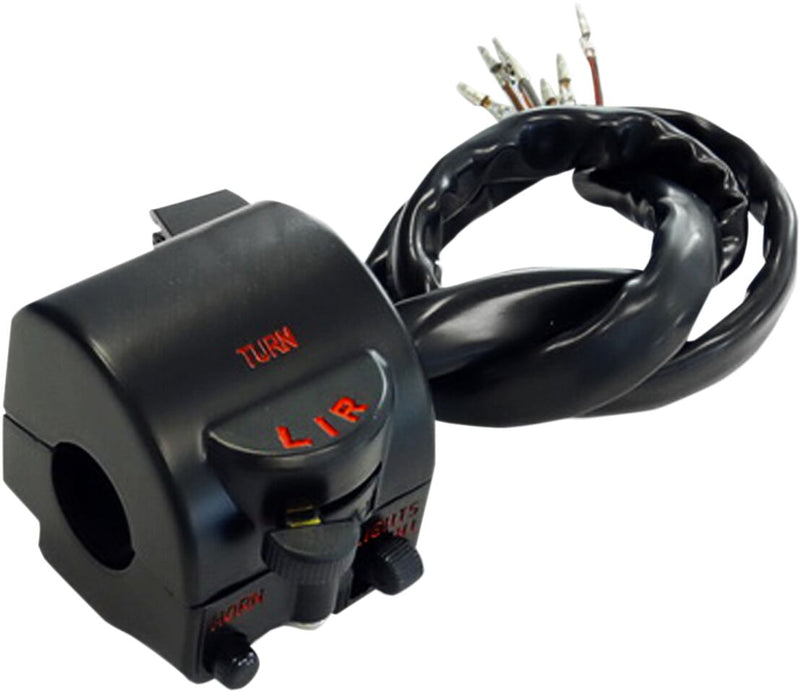EMGO Handlebar Switch Assembly - Black - 46-68844