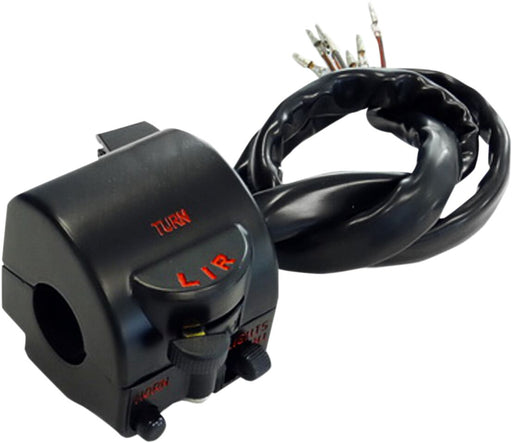 EMGO Handlebar Switch Assembly - Black - 46-68844