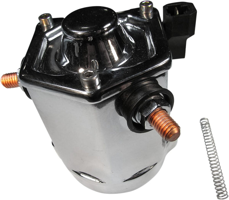 Terry Components Loaded Starter Solenoid Body - Chrome