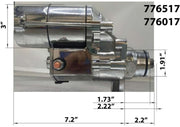 Terry Components Slugger 1.8kW High-Torque Starter Motor - Chrome - 776017