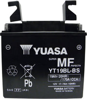 Yuasa AGM Maintenance-Free Battery - YTX - Black - AGM Maintenance Free - YT19BL-BS(CP)