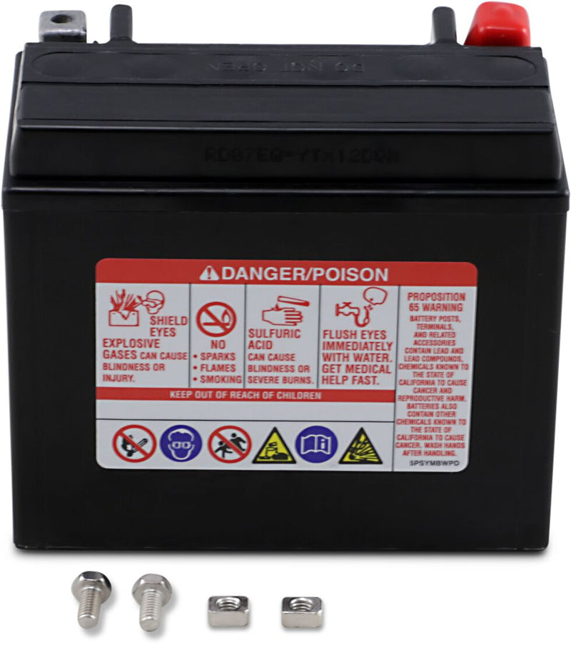 Yuasa AGM Maintenance-Free Battery - YTX, Black - YTX12(WC)