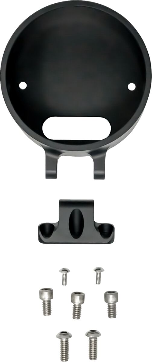 Kodlin USA Round Gauge Bezel Kit for Ascent Pro Riser - Anodised, Black