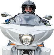 Klock Werks Flare® Windshield - Clear, Cruiser - KWW-06-0542