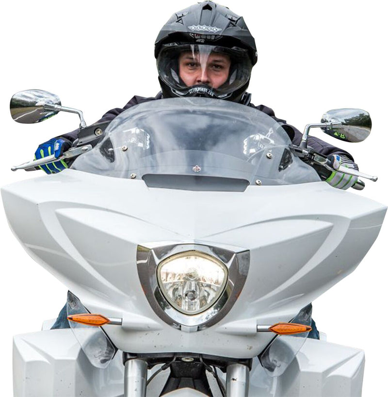 Klock Werks Flare® Windshield - Clear, Cruiser - KWW-06-0542