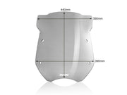 WRS Windscreen - Smoke, Naked Bike - BM003F