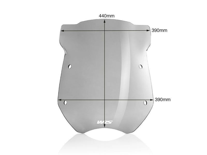 WRS Windscreen - Smoke, Naked Bike - BM003F