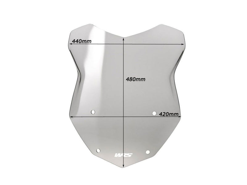 WRS Windscreen - Smoke, Dual Purpose - BM009F