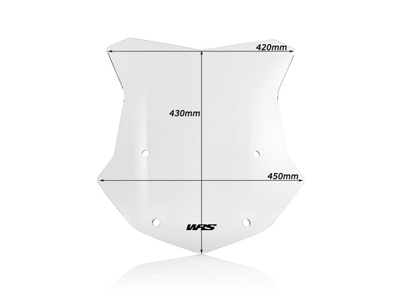 WRS Windscreen - Clear, Dual Purpose - BM023T
