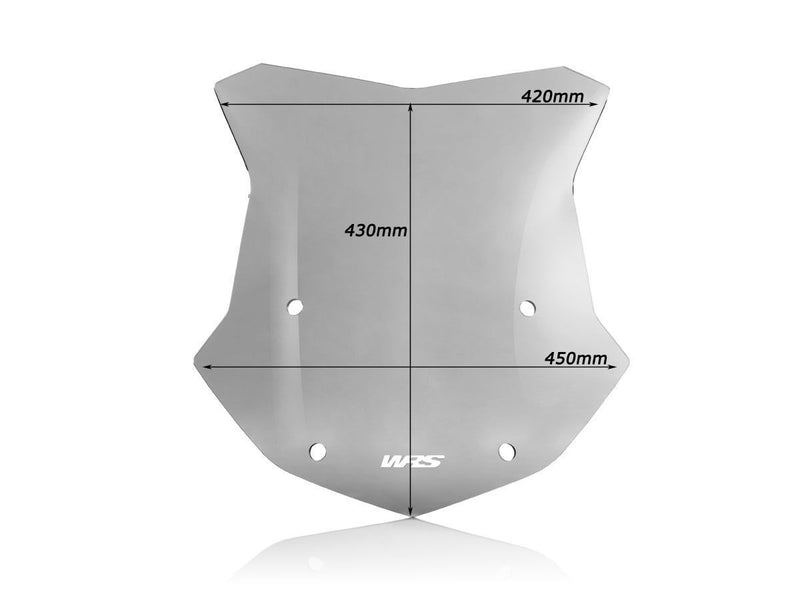 WRS Windscreen - Smoke, Dual Purpose - BM023F