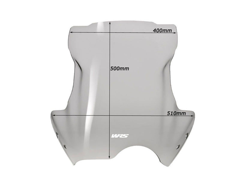 WRS Windscreen - Smoke, Dual Purpose - BM012F