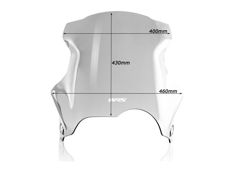 WRS Windscreen - Smoke, Dual Purpose - BM025F