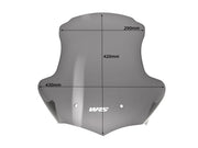 WRS Windscreen - Smoke, Naked Bike - BM015F