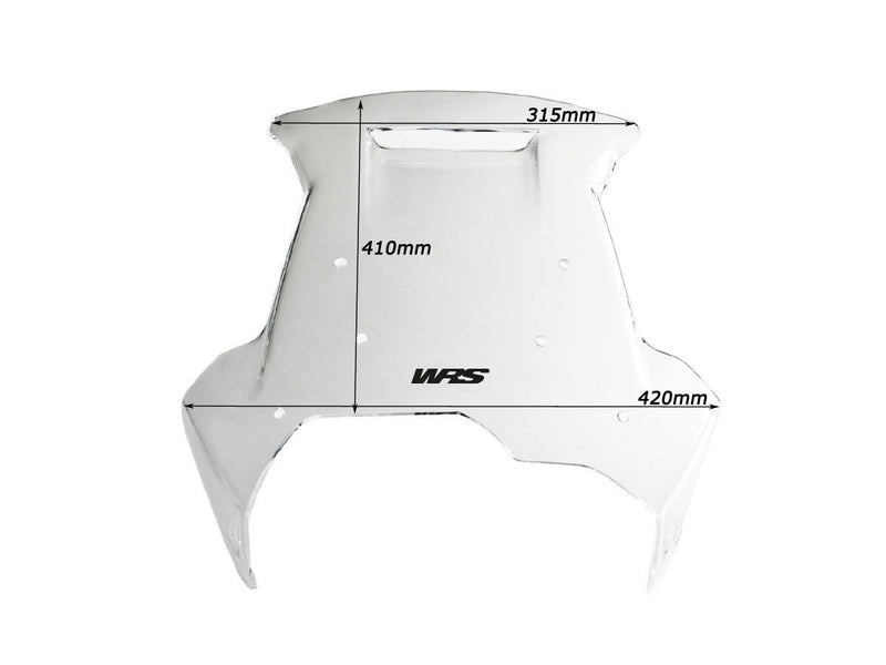 WRS Windscreen - Clear, Dual Purpose - BM016T