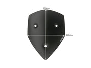 WRS Windscreen - Black, Matte, Dual Purpose - DU002NO