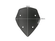 WRS Windscreen - Black, Matte, Dual Purpose - DU005NO