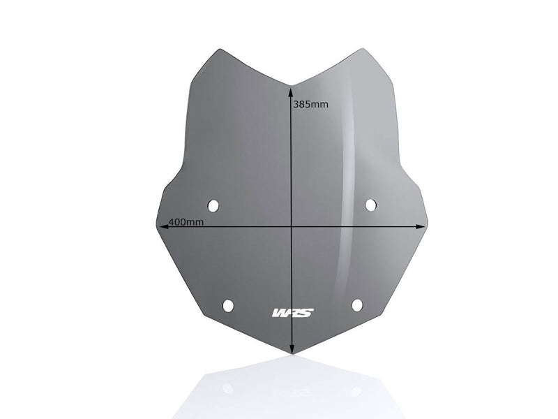 WRS Windscreen - Dark Smoke, Dual Purpose - BM040FS