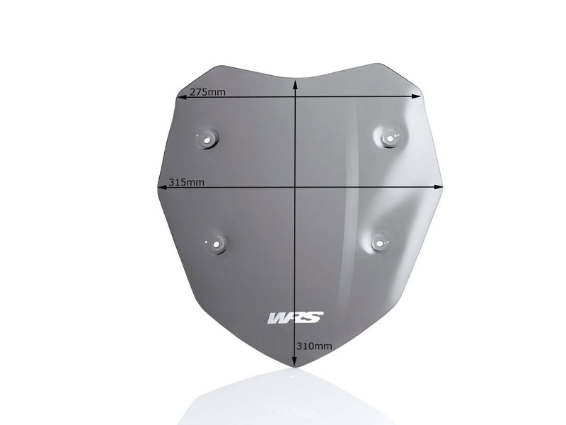 WRS Windscreen - Dark Smoke, Sporttourer - BM041FS