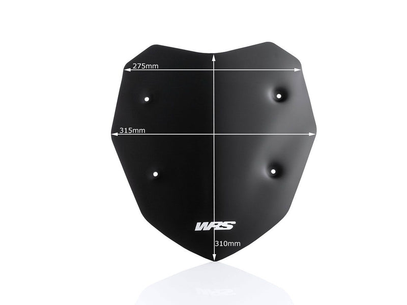 WRS Windscreen - Black, Matte, Sporttourer - BM041NO