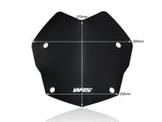 WRS Windscreen - Black, Matte, Dual Purpose - BM045NO