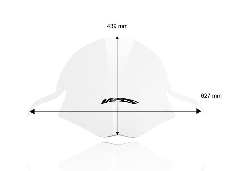 WRS Windscreen - Clear, Sport Bike - BM051T
