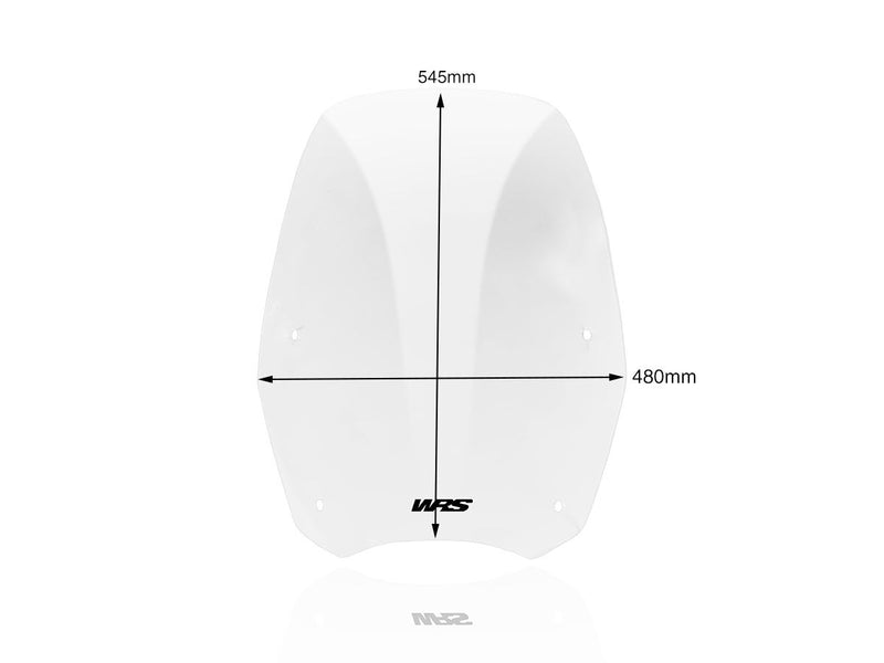 WRS Windscreen for Scooter - Clear - HO016T