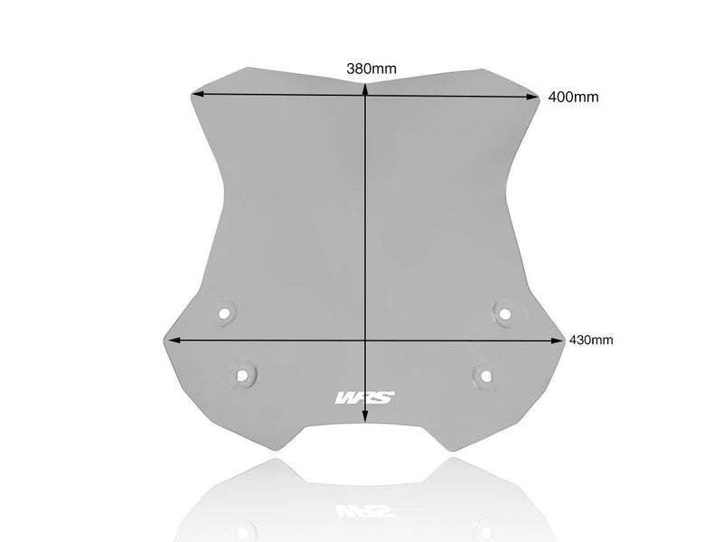 WRS Windscreen - Smoke, Dual Purpose - SU003F
