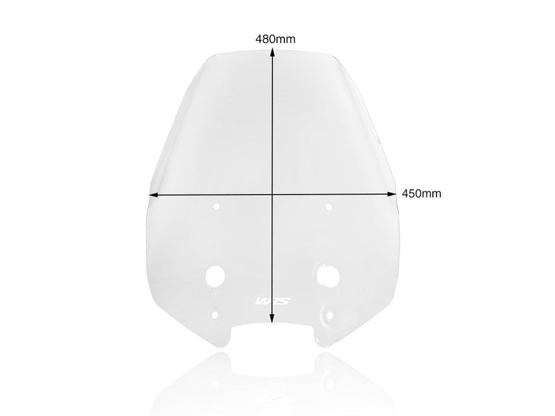 WRS Windscreen - Clear, Dual Purpose - KA005T