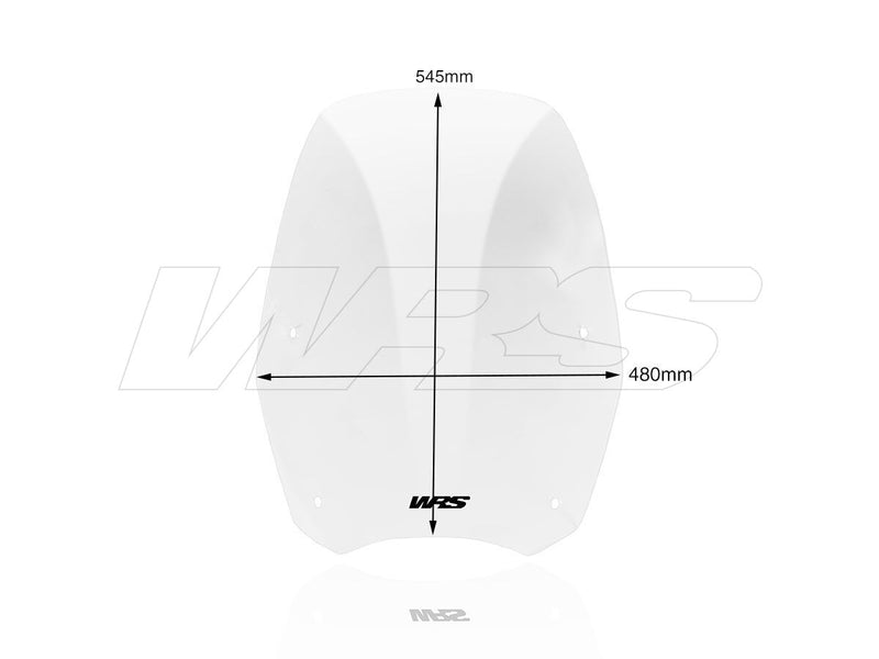 WRS Windscreen for Scooter - Clear - HO019T