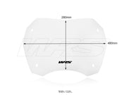 WRS Windscreen for Scooter - Clear - HO020T
