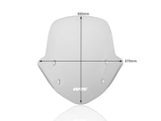 WRS Windscreen - Smoke, Naked Bike - BM055F