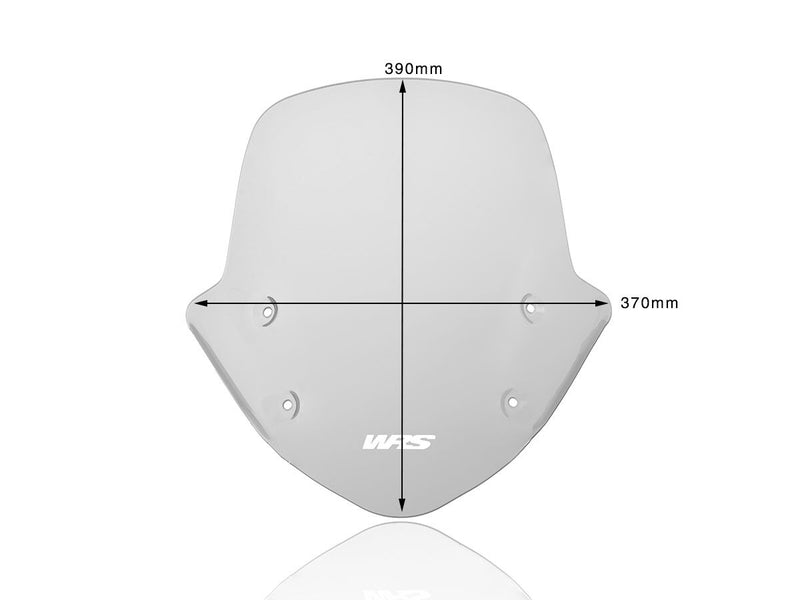 WRS Windscreen - Smoke, Naked Bike - BM055F