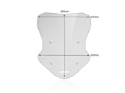 WRS Windscreen - Smoke, Sporttourer - BM057F
